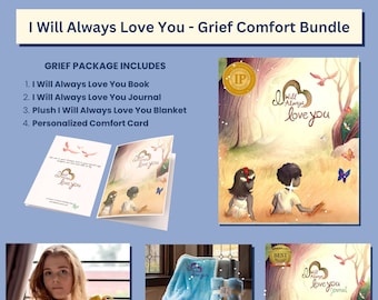 Grief Gift Package Bereavement Blanket Family Sympathy Gift Book Family Funeral Gift Journal Grief Personalize Comfort Card Family Healing