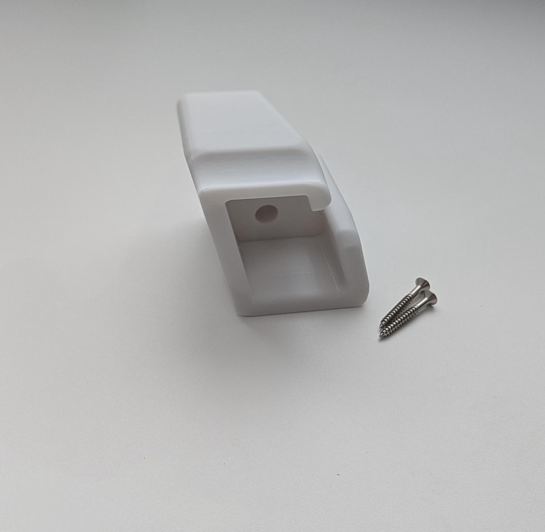 Soporte de pared para aspiradora: Soporte lateral para Dyson V7, V8, V10, V11 y V15 (incluye tornillos). White