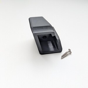 Soporte de pared para aspiradora: Soporte lateral para Dyson V7, V8, V10, V11 y V15 (incluye tornillos). Black