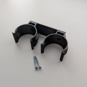 Garage Storage Wall Mount for RIDGID Wands (3D Printed, Screws Included) Black