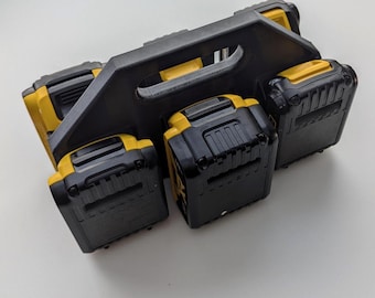Organizador portátil para baterías DeWALT (compatible con baterías de 20 V y 60 V)