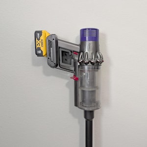 Vacuum Wall Mount: Dyson V7 V8 V10 V11 Side Holder (Includes Screws)