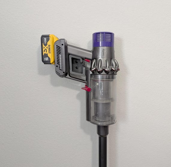 Vacuum Wall Mount: Dyson V7 V8 V10 V11 V15 Side Holder (Includes Screws)