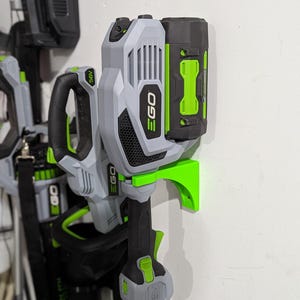 Power Tool Wall Mount: EGO Multi-Head Holder (Includes Screws)