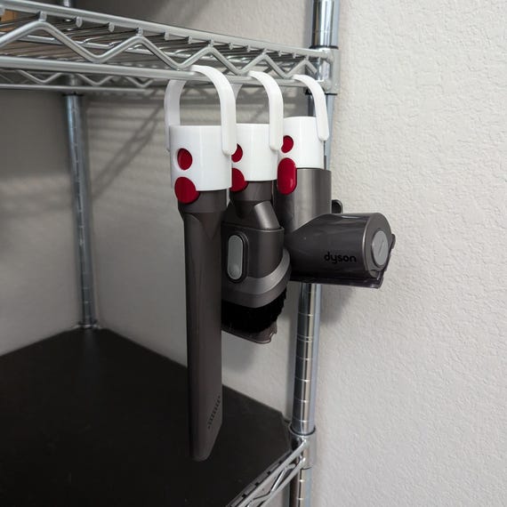 Dyson Accessory Hanger - Fits V7, V8, V10, V11, V12, V12 Slim, V15, Gen5 - Removable Loop