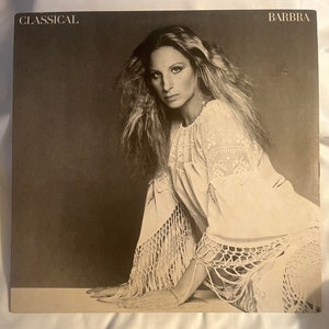 Vintage Vinyl Record Classical Barbara Streisand Barbra Streisand - Classical Barbra by Claus Ogerman 33452 record 1976