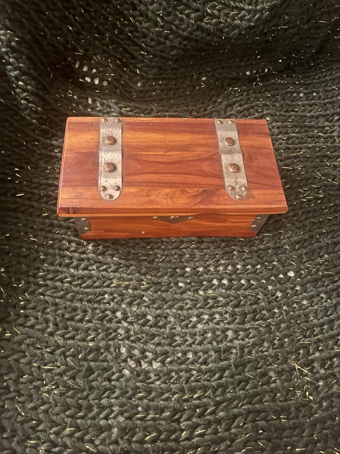 Vintage Cedar Candy Box Made by National Candy Company Putnam Factory