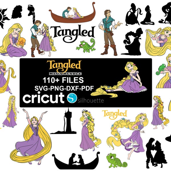 Rapunzel  SVG bundle, Rapunzel  Clipart, Rapunzel  Png, Svg, Png, Dxf, Eps, Instant Digital Download