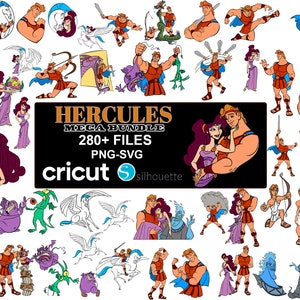 Hercules Mega Bundle Svg, Hercules png, Hercules clipart, Hercules svg for cricut, Digital Files, Instant Download