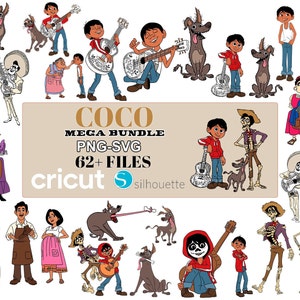 Coco Svg, Coco PNG, Coco Verjaardag, Coco gitaar, Instant Digital Download