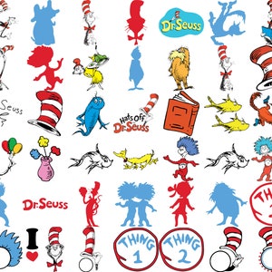 Dr Seuss Svg, Dr Seuss Font, Dr Seuss Hat SVG, Dr Seuss for Teachers ...