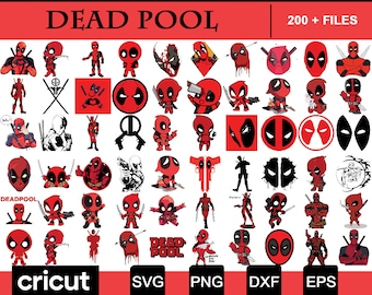 Deadpool SVG, file Svg di Deadpool per Cricut Deadpool, Deadpool Clipart, Deadpool Vector, Deadpool Svg per Cricut,
