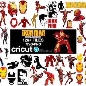 Iron Man Mega Bundle Svg, Iron Man png, Iron Man clipart, Iron Man svg for cricut, Digital Files, Instant Download