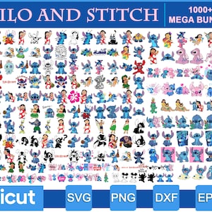 Lilo and Stitch Svg, Lilo and Stitch Bundle SVG For Cricut, Stitch And Angel SVG, Stitch and angel Love SVG