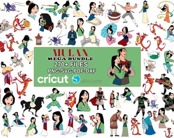 Mulan Digital download, Mulan Bundle Layered ,Mulan SVG,Cricut, Mulan Silhouette, Mulan Instant Download