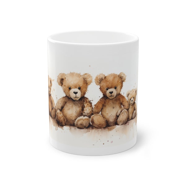 Teddy bear Mug, 11oz, Teddy Tasse, Teddy Becher, Teddy Cup, 330 ml