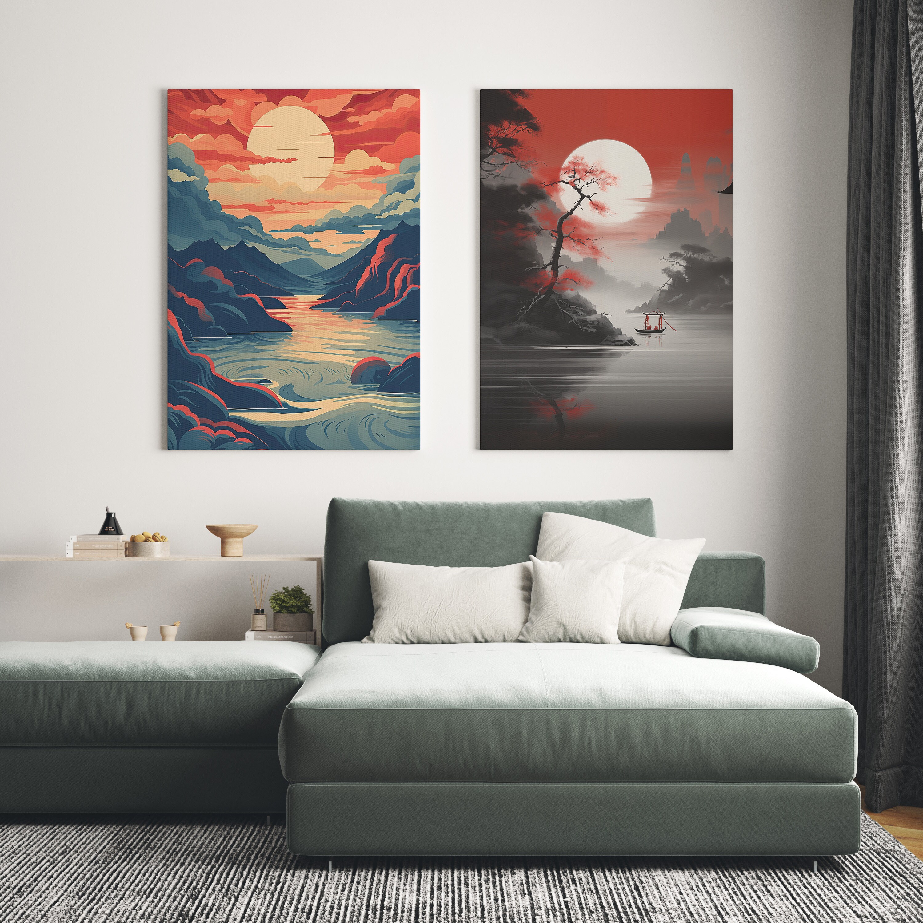 Designart-'Red-Barn-Scenery-In