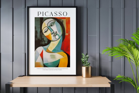 Picasso Cubism Portrait Poster: Abstract Gallery Wall Art - Etsy