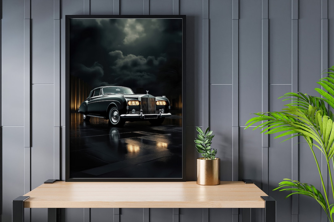 1949 Rolls Royce Dawn Drophead Poster, Rolls Royce Posters, Gifted ...