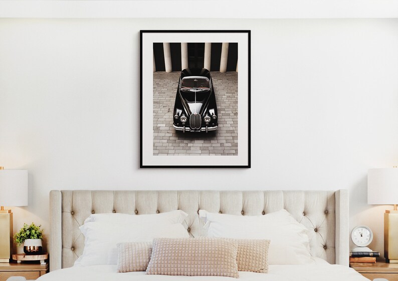 Jaguar XK120 Car Poster Print Vintage Car Poster Luxury Car Decor
