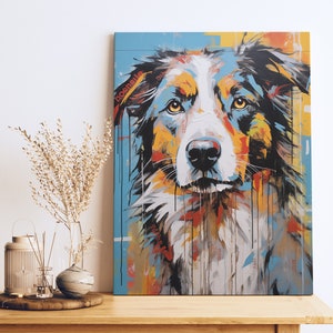 Personalized Dog Garden Print, Custom Dog Art, Dog Lover Gift, Pet ...