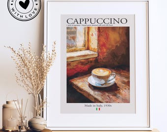 Espresso Coffee Recipe Poster: Kitchen Wall Art (Archival Matte Print)