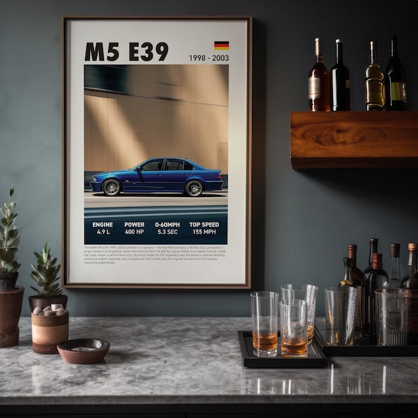 Bmw Large Wall Frame - Etsy