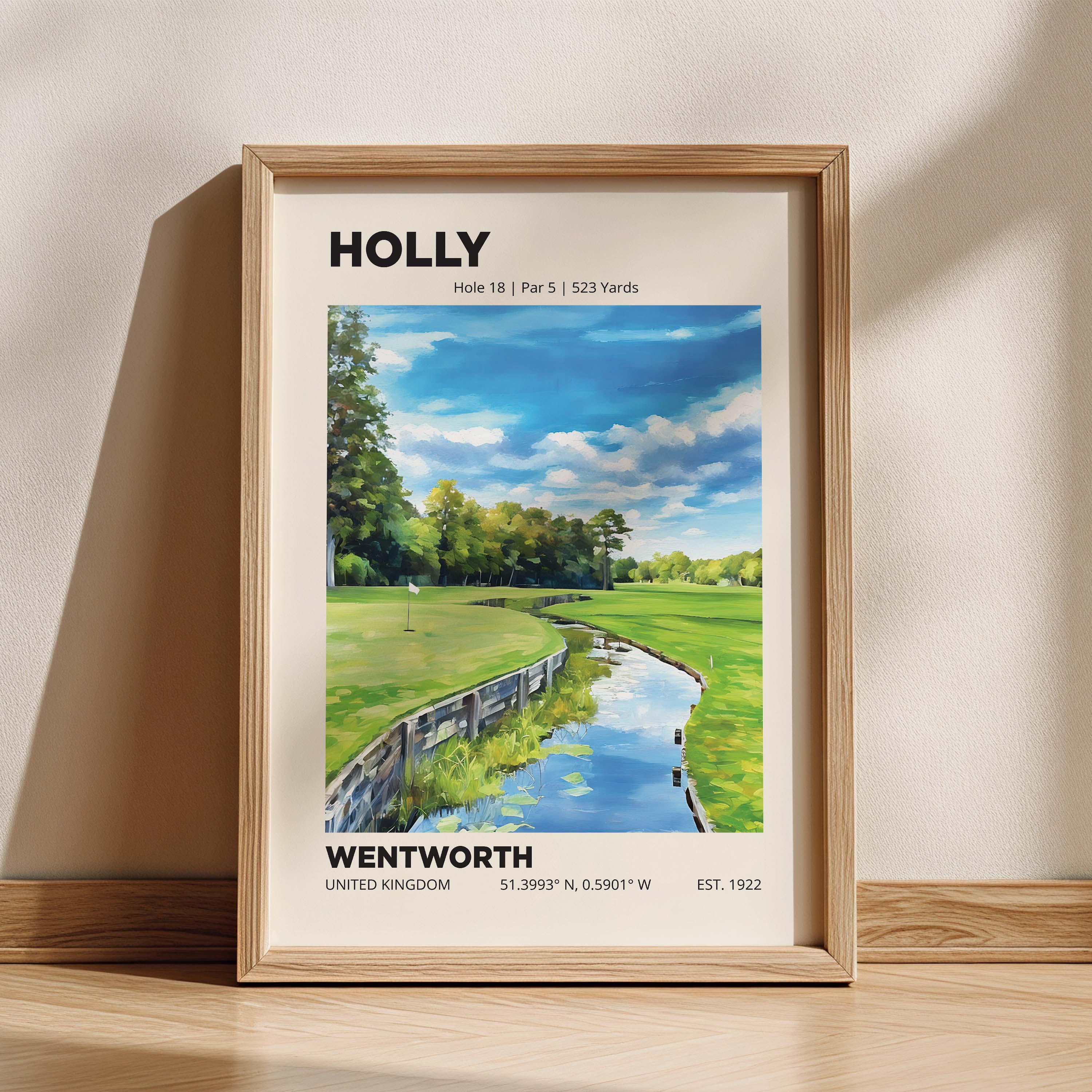 Wentworth Golf Art - Etsy UK