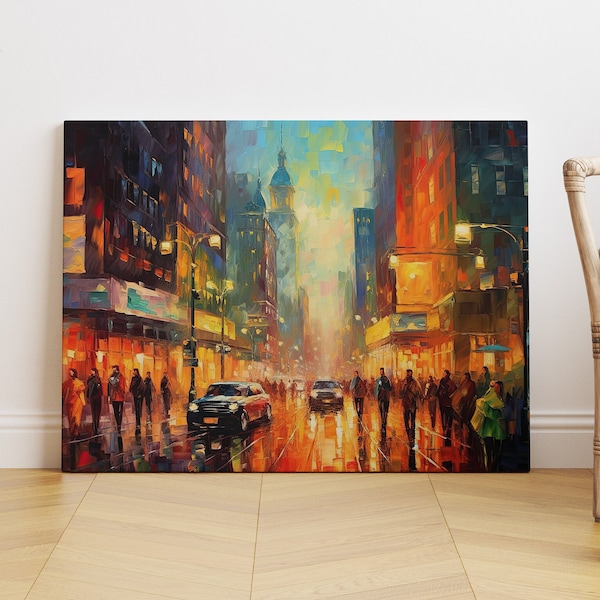 Nyc Abstract Art Etsy