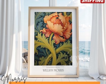 William Morris Botanical Print: Vintage Floral Gallery Wall Art