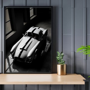 Stunning Shelby Cobra Super Snake Poster Aesthetic Classic Car Poster  Gifted Poster Prints For Him