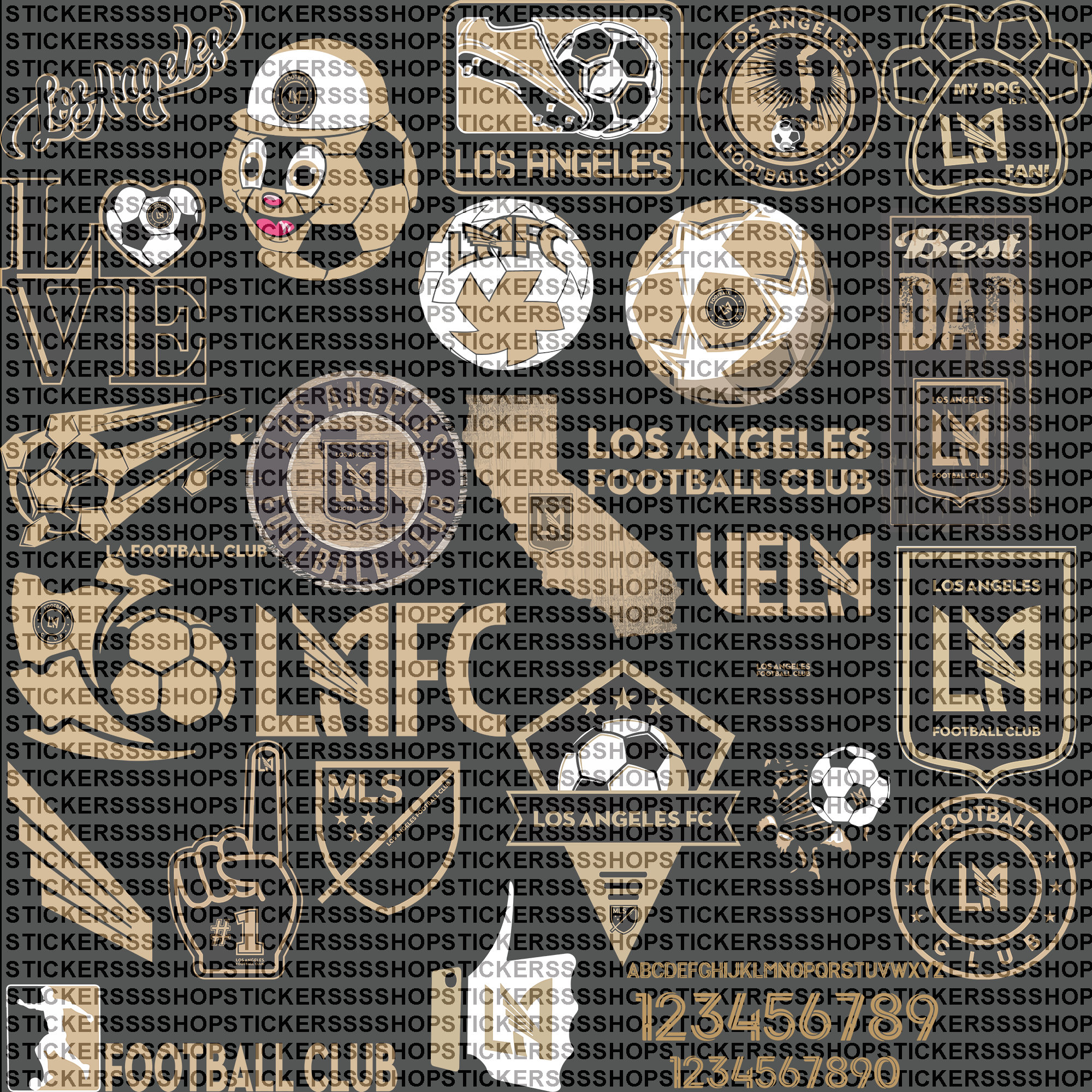 MLS Logo LAFC (Los Angeles Football Club), LAFC SVG, Vector LAFC