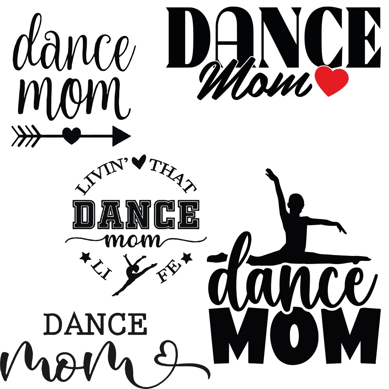 Tanz SVG Tanz PNG Tänzerin SVG Tanz Mama SVG Tanzlehrer Etsy.de