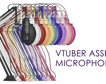 Recurso de Vtuber Streamer: Micrófono