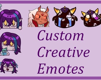 Custom Creative Twitch Badges und Emotes