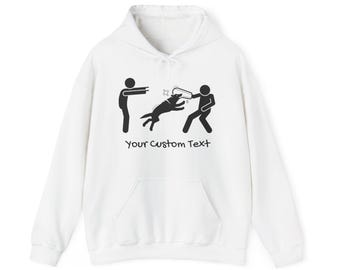 Schutzhund Dog Sport Hoodie, Stick Figure Bite Work, Custom Personalized PSA IGP Decoy, Dog Training Sweatshirt, Mondio Training Jacket