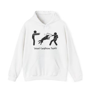 Schutzhund Dog Sport Hoodie, Stick Figure Bite Work, Custom Personalized PSA IGP Decoy, Dog Training Sweatshirt, Mondio Training Jacket