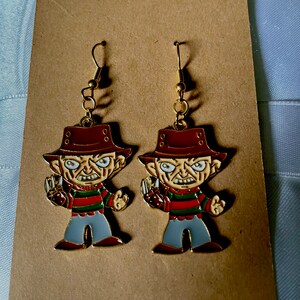 Freddy Krueger earrings