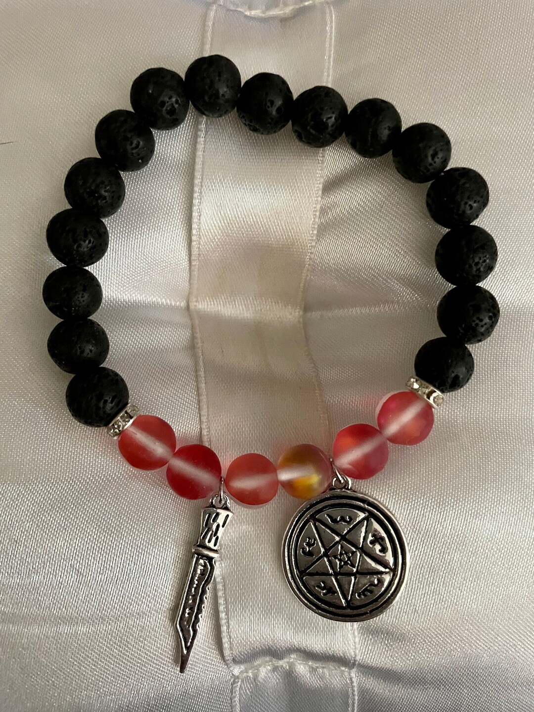 Supernatural Demon Protection Bracelet (knife) - Etsy