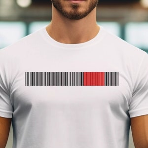 Brazilian Jiu-Jitsu Shirt, Jiu-Jitsu Bar Code Tee, BJJ T-Shirt, BJJ Gift, Jiu-Jitsu Gift, Martial Arts Gift, Unisex Tee