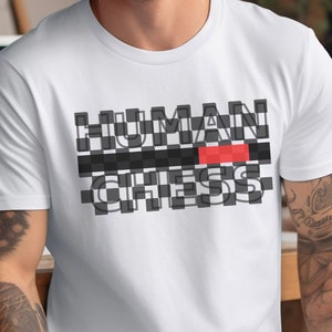 Human Chess Brazilian Jiu-Jitsu Shirt, Jiu-Jitsu Tee, Black Belt BJJ Ranked T-Shirt, BJJ Gift, Jiu-Jitsu Gift, Martial Arts Gift, Unisex Tee