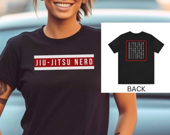 Brazilian Jiu-Jitsu Shirt, Jiu-Jitsu Nerd Tee, BJJ T-Shirt, BJJ Gift, Jiu-Jitsu Gift, Martial Arts Gift, Unisex Tee