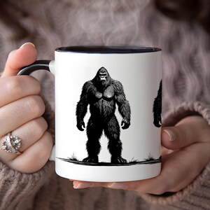 Bigfoot Coffee Mug: Sasquatch Yeti Lover Gift
