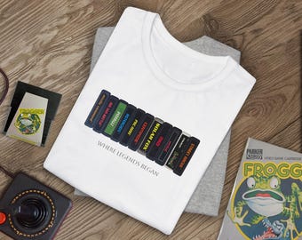 Vintage Atari 2600 Cartridge T-Shirt: 80s Retro Gamer Tee