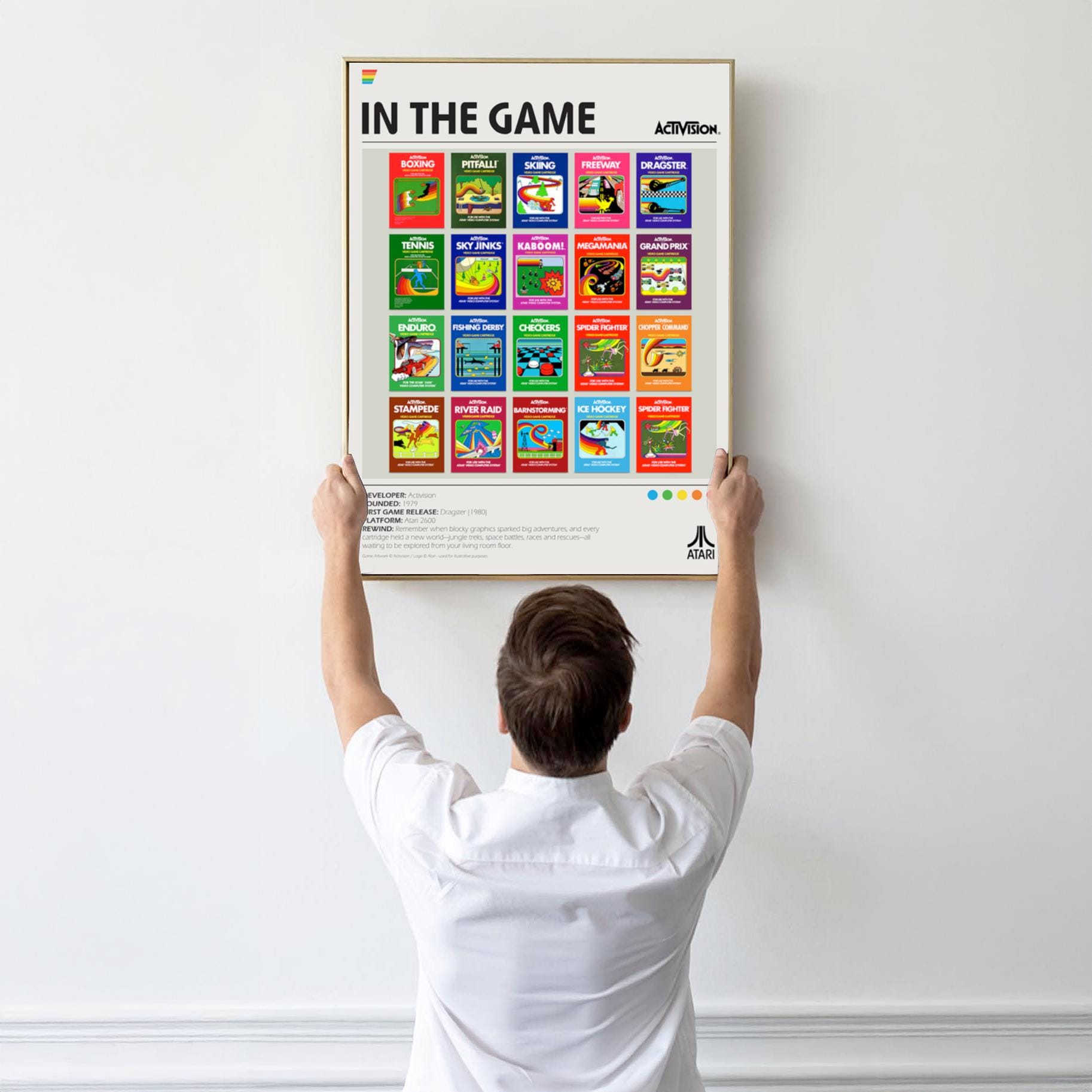 Atari 2600 Game Cover Art Print: 80s Retro Gaming (digital Download) - Etsy