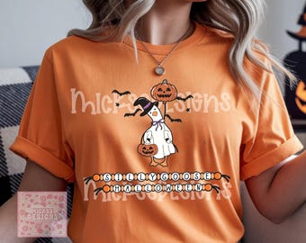 Halloween Goose PNG, Pastel Preppy Design (Digital Download)