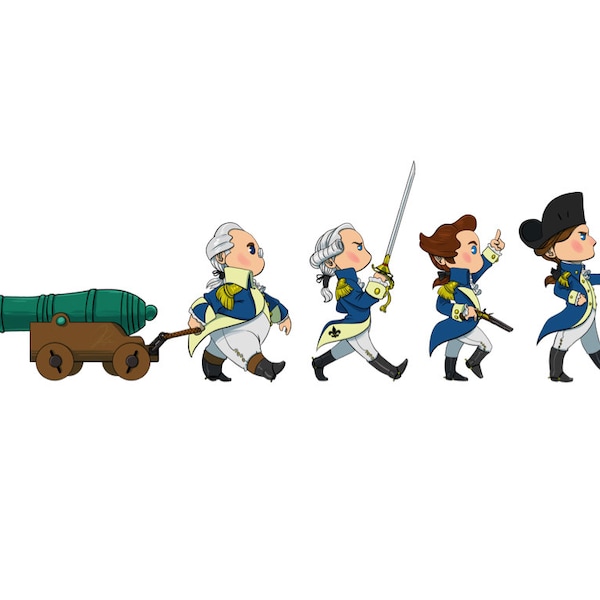 Revolutionary Sticker Revolutionary War Stickers - Etsy