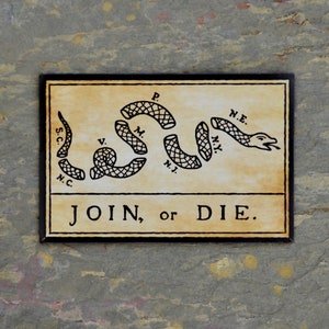 Join or Die Indoor/Outdoor Magnet