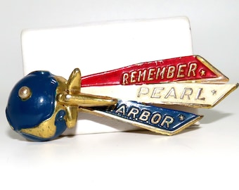 Lampl Large Remember Pearl Harbor  Home Front Pin