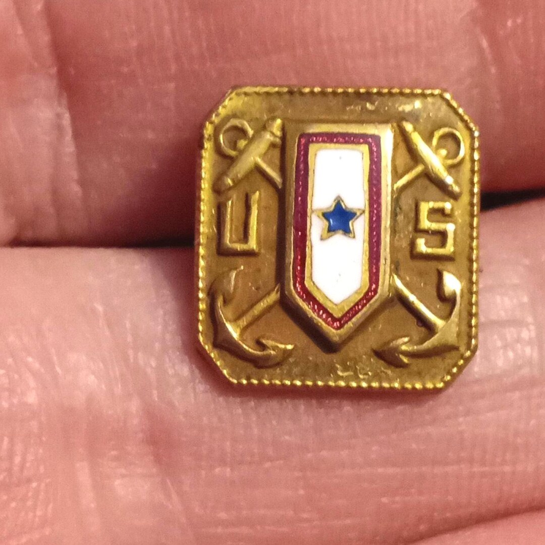 Kin In Service Pin WWI USN Son in Service Pin - Etsy